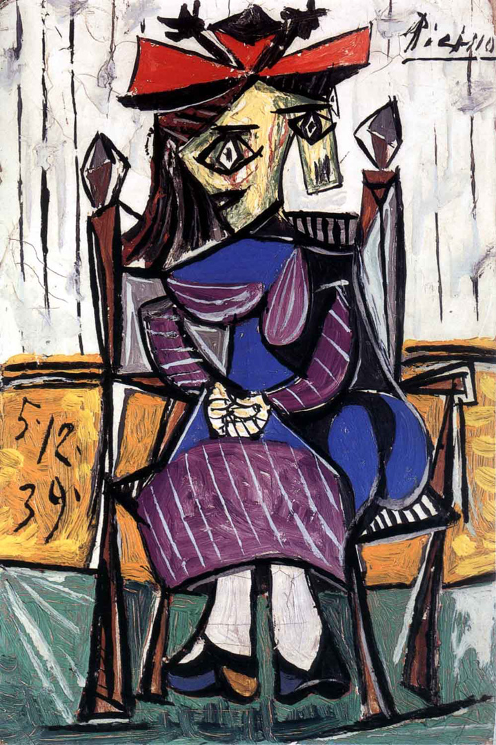 Femme Assise Pablo Picasso The Broad