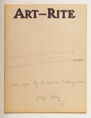 Joseph Beuys - ART-RITE, 1981