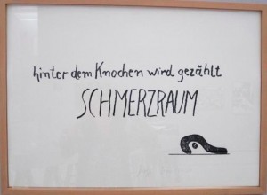 Joseph Beuys - Schmerzraum, 1984, silkscreen on paper