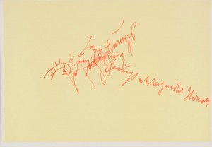 Joseph Beuys - sich selbst, 1977, offset print on cardstock