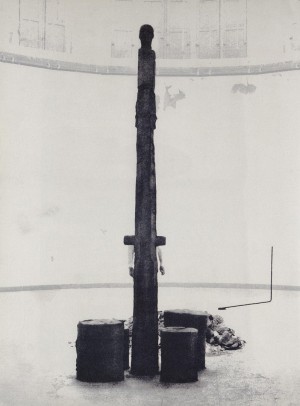 Joseph Beuys - Tramstop, 1977, silkscreen on cardstock
