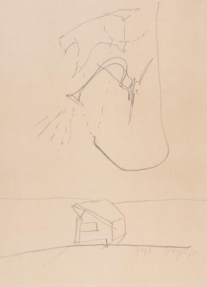Joseph Beuys - Triptychon: Constellation of the Dipper, 1981, lithograph on cardstock