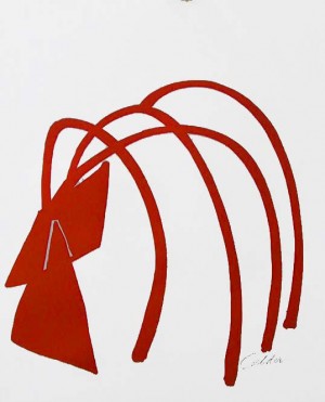 Alexander Calder - Untitled, circa 1941, sheet metal, paint, string and wire