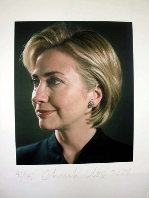 Chuck Close - Hillary, 2000