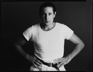 Timothy Greenfield‐Sanders - Portrait of Julian Schnabel, 1979, black and white photograph