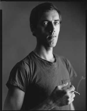 Timothy Greenfield‐Sanders - Portrait of David Wojnarowicz, 1984, black and white photograph