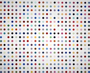 Damien Hirst - Chlorpropamide, 1996, household gloss on canvas