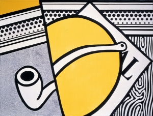 Roy Lichtenstein - Cubist Still Life with Pipe, 1974
