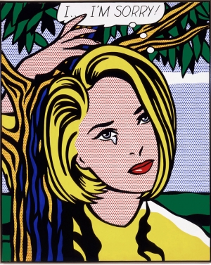 Roy Lichtenstein - I...I&#039;m Sorry!, 1965-66, oil and Magna on canvas