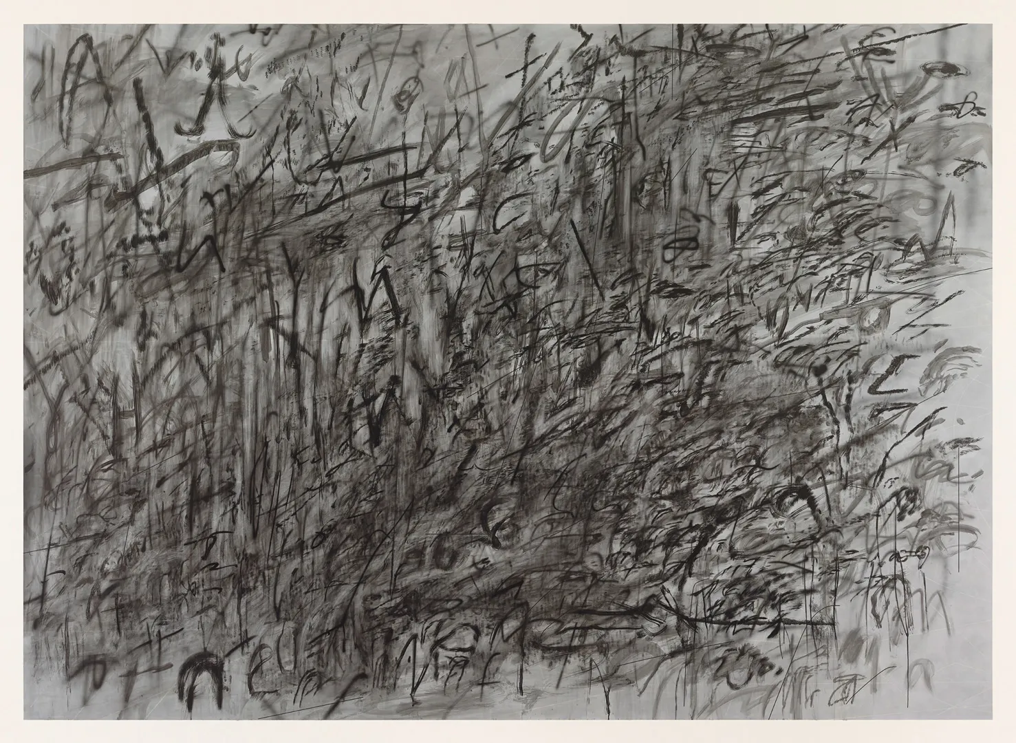 Julie Mehretu - Invisible Sun (algorithm 8, fable form), 2015, ink and acrylic on canvas