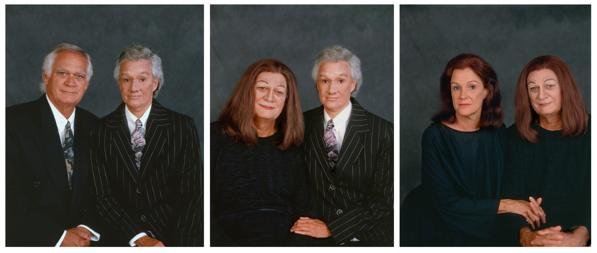 Janine Antoni - Mom and Dad, 1994, c-print in three parts