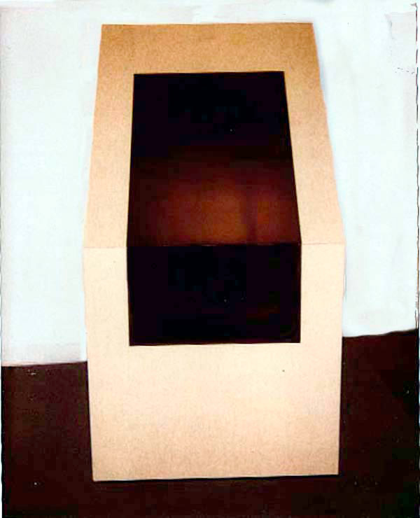 Richard Artschwager - Rocker, 1965-75, Formica on plywood and steel counterweight