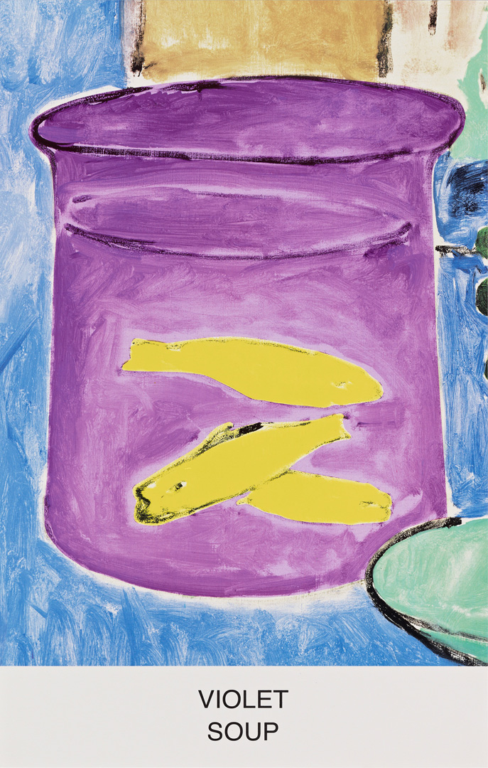 John Baldessari - Violet Soup, 2012, multi-color screenprint