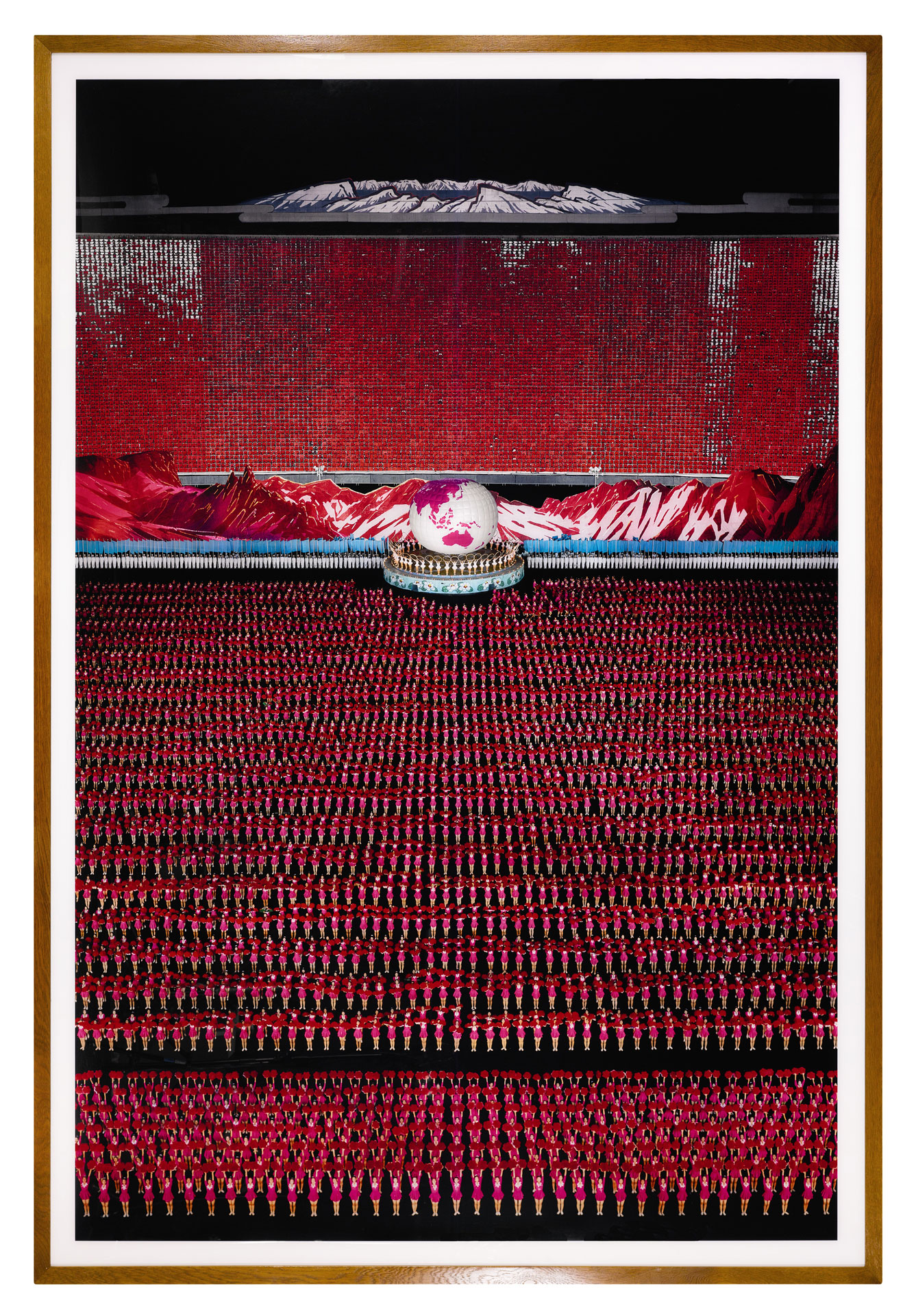 Andreas Gursky - Pyongyang IV, 2007, cibachrome print