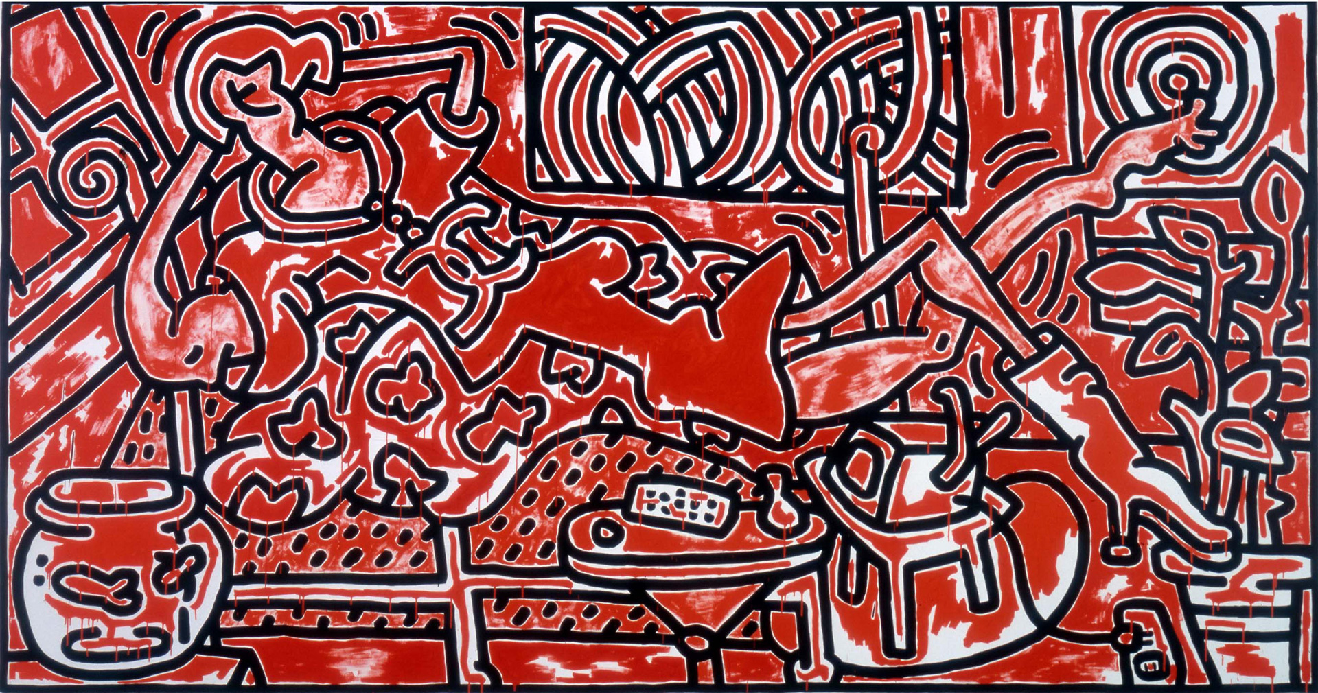 Red Room Keith Haring The Broad