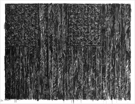 Jasper Johns - Flags II, 1973, silkscreen, 30 screens