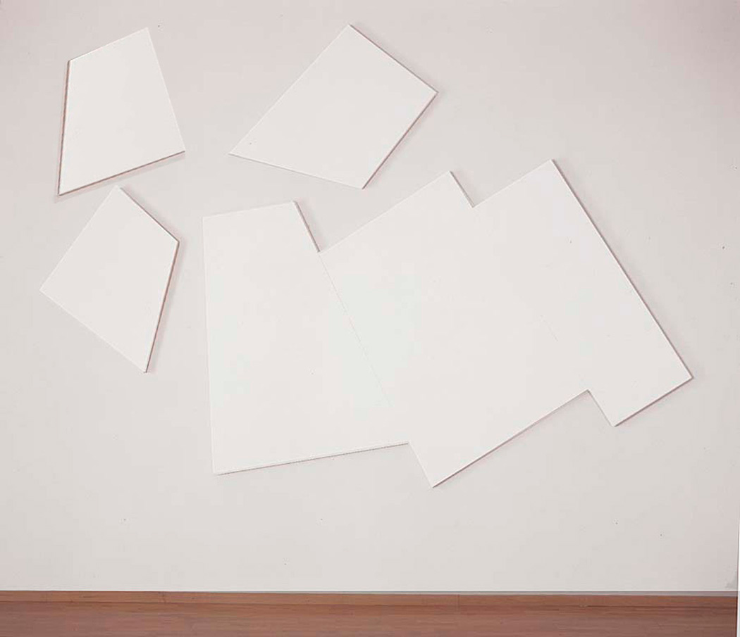 Imi Knoebel - vivunt, 1975-85, acrylic on plywood in six parts