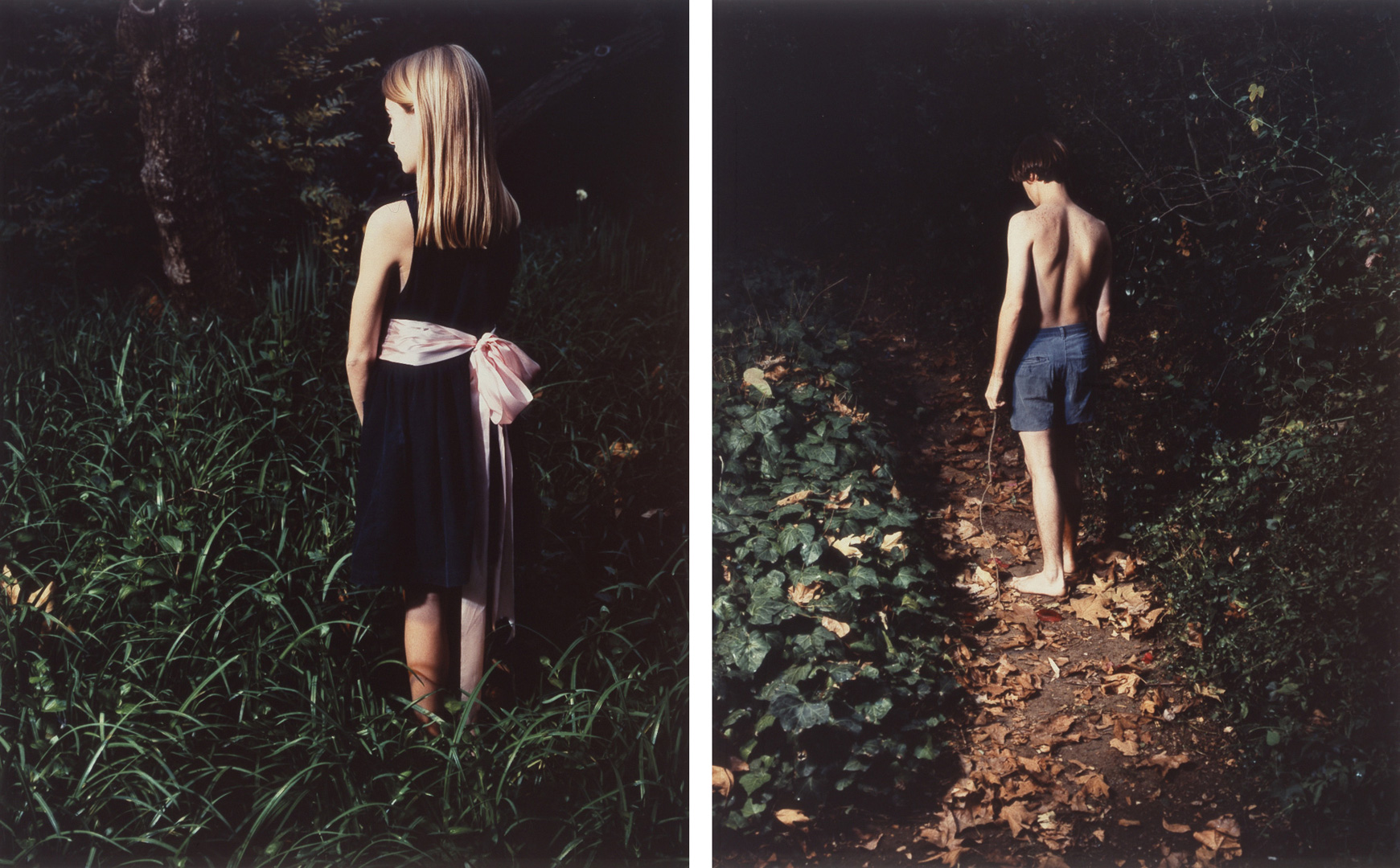 Sharon Lockhart - Julia Thomas, 1994, two framed chromogenic prints