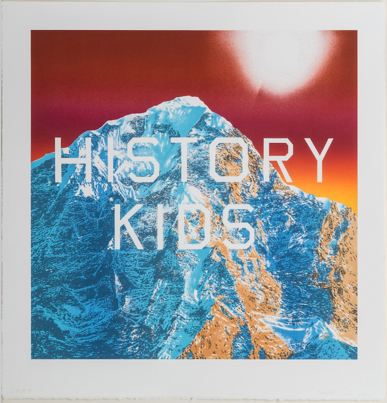 Ed Ruscha - HISTORY KIDS, 2013, lithograph