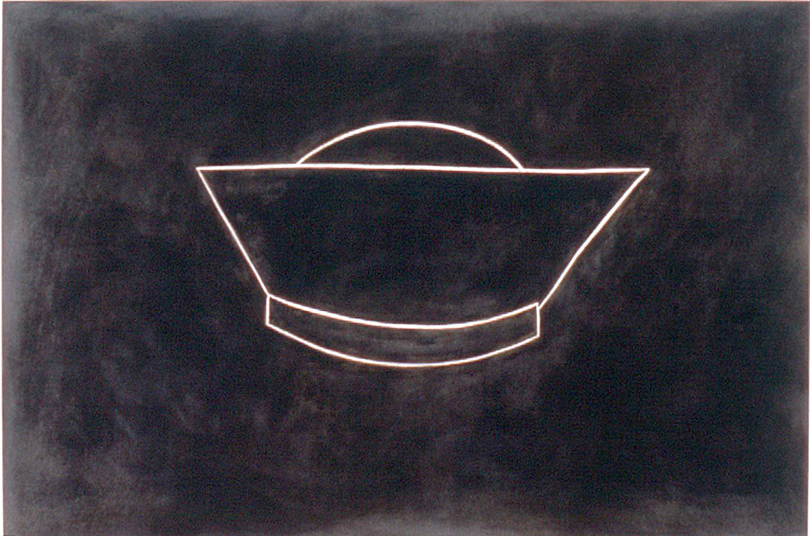 Robert Therrien - No title, 1985, oil on canvas mounted on wood