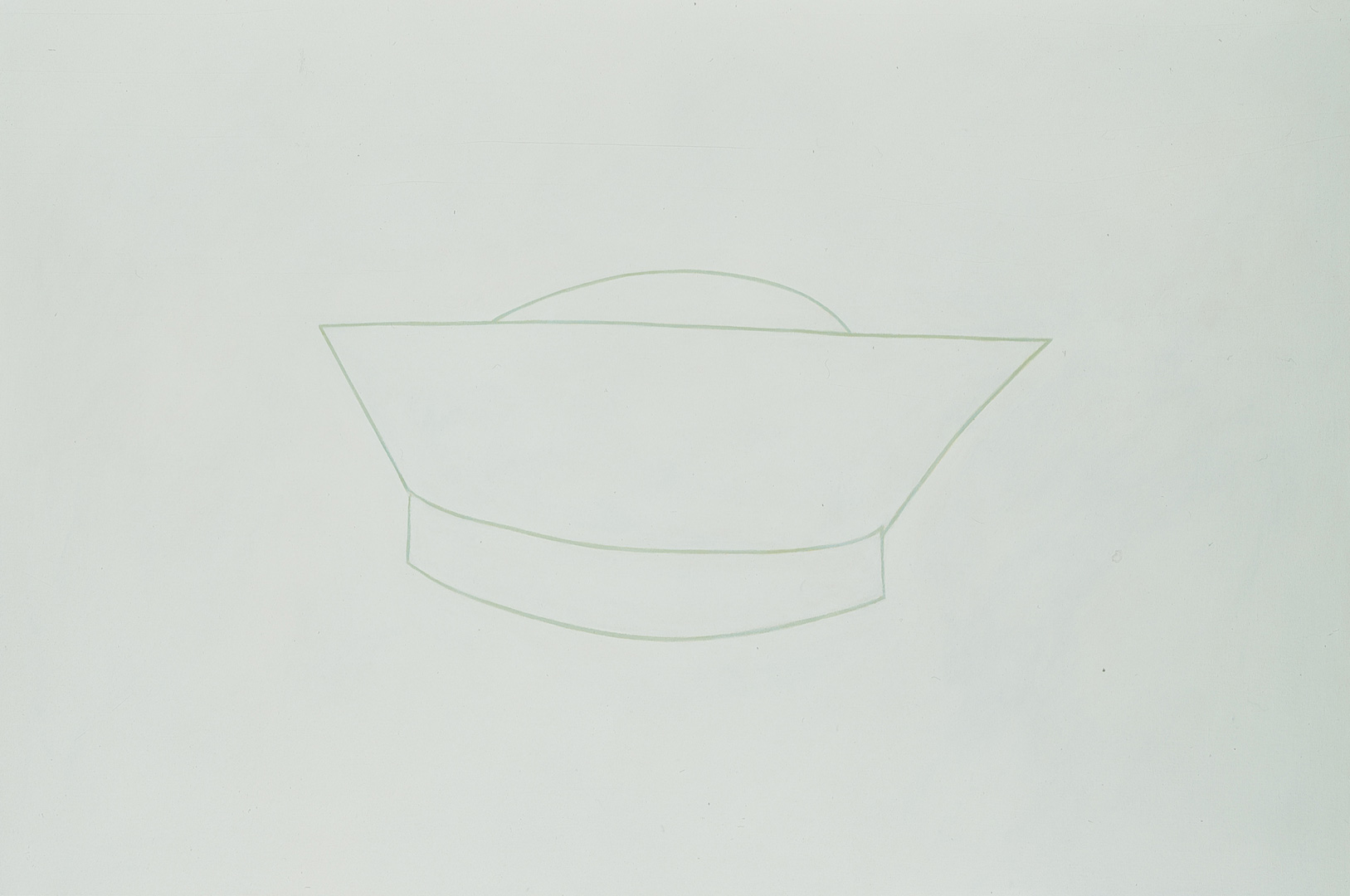 Robert Therrien - No title, 1985, oil on canvas mounted on wood