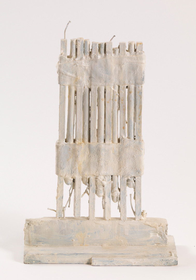 Cy Twombly - Untitled, 1989, bronze, painted with white oil-based paint