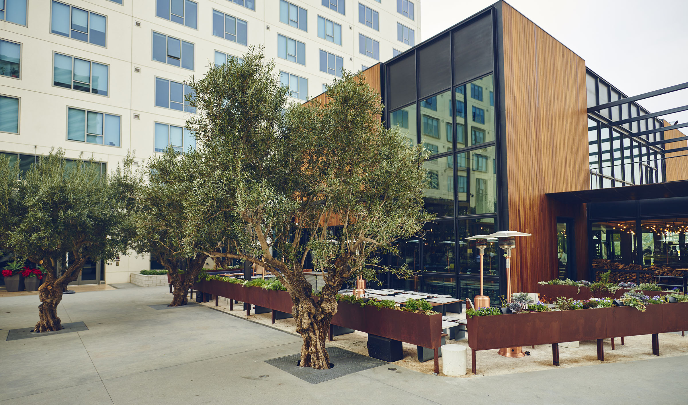 Otium restaurant Otium restaurant next door to The Broad museum in Los Angeles.