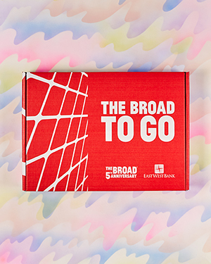 The Broad To Go Art Kit closed