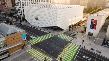 Bird's eye view crosswalk