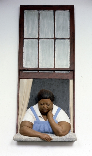 John Ahearn - Titi in Window, 1985