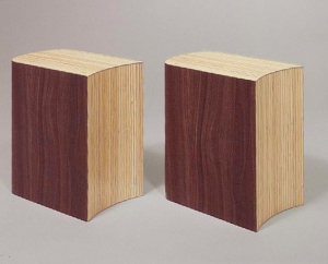 Richard Artschwager - Bookends, 1990, Formica on wood