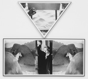 John Baldessari - Black and White Decision, 1984, four black and white photographs; mounted on board