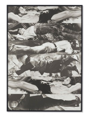 John Baldessari - Horizontal Men (With One Luxuriating), 1984