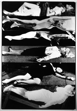 John Baldessari - Horizontal Women, 1987, photographs mounted on board