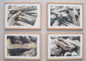 Joseph Beuys - 7000 Eichen, 1983, four color-offset prints on cardstock