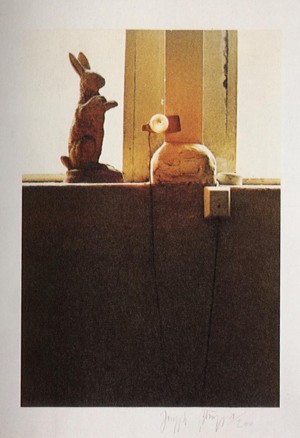 Joseph Beuys - Auguren, 1982, color offset on cardstock