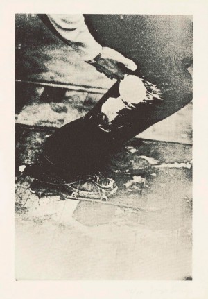 Joseph Beuys - aus Eurasienstab, 1973, silkscreen on newsprint