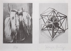 Joseph Beuys - aus Rheinische Bienenzeitung, 1975, offset on cardstock, folded