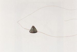 Joseph Beuys - Brustwarze, 1984-86, patinated bronze, and brass wire