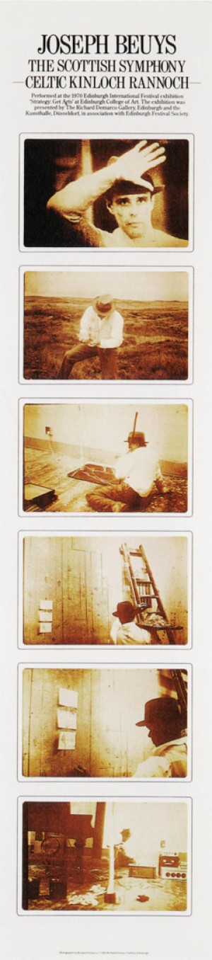 Joseph Beuys - Celtic Kinloch Rannoch, 1980, color photocopies mounted on card stock, silkscreen