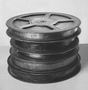 Joseph Beuys - Das Schweigen, 1973, five reels of Ingmar Bergman&#039;s film of the same name (1963), galvanized