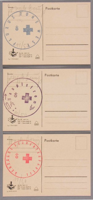 Joseph Beuys - DDR-Karten, 1974