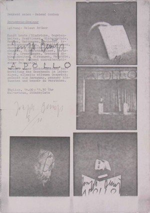 Joseph Beuys - Denkend sehen (APOLLO), 1977