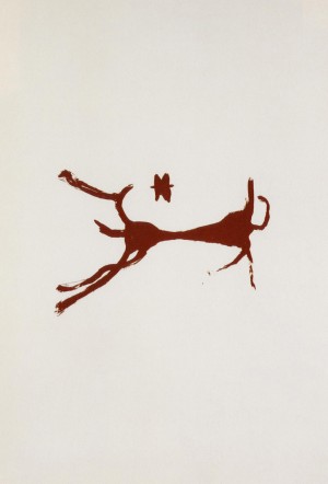 Joseph Beuys - Der Schamane, 1984, silkscreen on cardstock