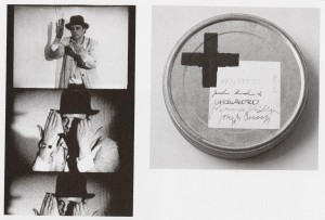 Joseph Beuys - Der Tisch, 1971, film (super 8) and magnetic tape in film can, label with oil paint (Browncross)