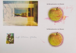 Joseph Beuys - Die Wärmezeitmaschine, 1975, proof sheet for postcards