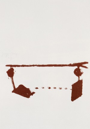Joseph Beuys - Hirschgalvanismus (Stag Galvanism), 1985, silkscreen on cardstock