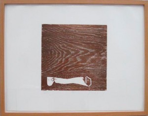 Joseph Beuys - Holzschnitte: Bein, 1961/1973-74, woodcut, hand-printed in brown on wove, in portfolio