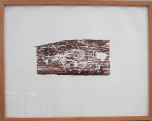 Joseph Beuys - Holzschnitte: Hirschkuh (Woodcuts:Hind), 1948/1973-74, woodcut, hand-printed in brown on wove, in portfolio