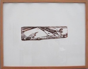 Joseph Beuys - Holzschnitte: Wattenmeer (Woodcuts: Shallows), 1949/1973-74, woodcut, hand-printed in brown on wove, in portfolio